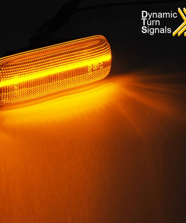 Alternative view of Πλαϊνά Φλας Φτερού Για Mercedes-Benz ML W163 98-02 Led Dynamic Φιμέ 2 Τεμάχια