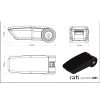 Κονσόλα Χειροφρένου Τεμπέλης Armster OE1 Για Citroen C4 2021+ Χωρίς Εργοστασιακό Τεμπέλη Μαύρο Χρώμα - Image 2
