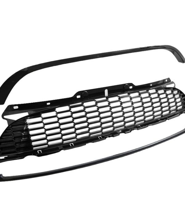 Kimpiris - Μάσκα Για Mini Cooper 06-14 R56 / R57 / R55 S/JCW Κυψελωτή Γυαλιστερή Μαύρη 3 Τεμάχια