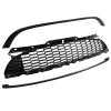 Μάσκα Για Mini Cooper 06-14 R56 / R57 / R55 S/JCW Κυψελωτή Γυαλιστερή Μαύρη 3 Τεμάχια - Image 3