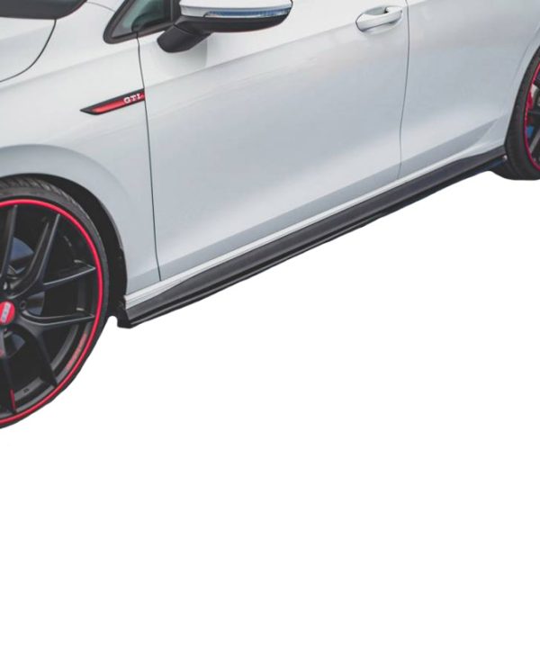 Alternative view of Πλαινά Μαρσπιέ Για VW Golf VIII (8) 20+ Πρόσθετο Για GTI & R Μασπιέ Γυαλιστερό Μαύρο Από Abs Πλαστικό Maxton Design 2 Τεμάχια