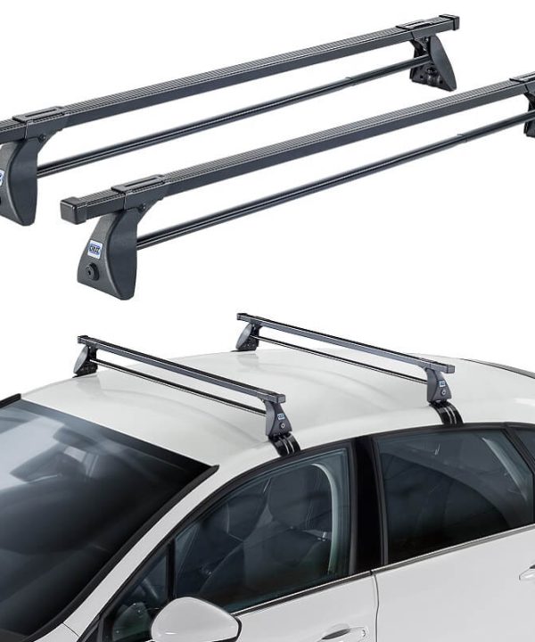 Kimpiris - Μπάρες Οροφής Σιδερένιες CRUZ 921-004 Optima 0T-140cm Μαύρες 2 Τεμάχια