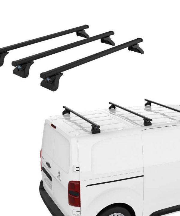 Kimpiris - Μπάρες Οροφής Σιδερένιες CRUZ 923-066 Cargo Xpro 2022 SF-145cm Μαύρες 3 Τεμάχια