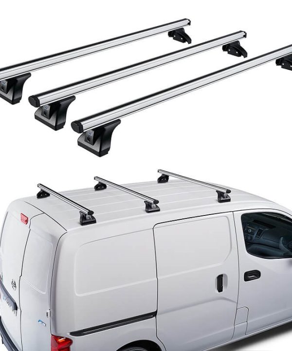 Kimpiris - Μπάρες Οροφής Αλουμινίου CRUZ 924-096 Alu Cargo AF3-138cm Ασημί 3 Τεμάχια