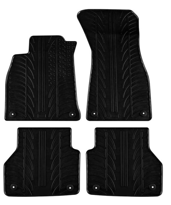 Kimpiris - Πατάκια Αυτοκινήτου Gledring 0704 Για Audi A6 C8 18+ / Audi A7 4K 18+ Μαύρο 4 Τεμάχια