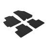 Kimpiris - Πατάκια Αυτοκινήτου Gledring 0023 Renault Megane Conquest Electric SUV 2020- Μαύρο 4 Τεμάχια