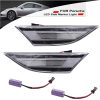 Πλαϊνά Φλας Φτερού Για Porsche  911 Carrera 991 11-16 / Boxster 718 16+ / Cayman 981 12-16 / Cayman 718 16+ Led Dynamic Άσπρα 2 Τεμάχια - Image 4