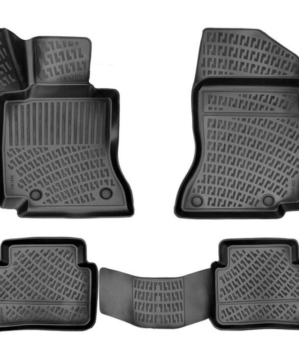 Kimpiris - Πατάκια Σκαφάκια 3D Από Λάστιχο TPE Για Mercedes C-Class W206 2021+ Rizline 4 Τεμάχια Μαύρα