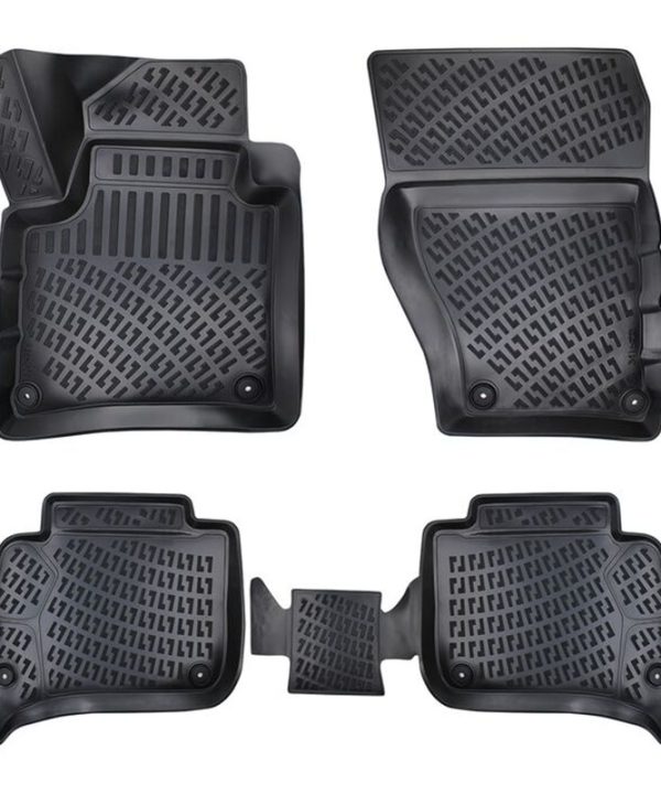 Kimpiris - Πατάκια Σκαφάκια 3D Από Λάστιχο TPE Για Porsche Cayenne 3 2018+ Rizline 4 Τεμάχια Μαύρα