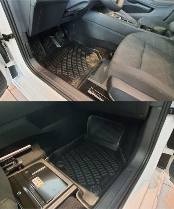 Alternative view of Πατάκια Σκαφάκια 3D Από Λάστιχο TPE Για VW Golf VIII (8) 2019+ Αυτόματο Rizline 4 Τεμάχια Μαύρα