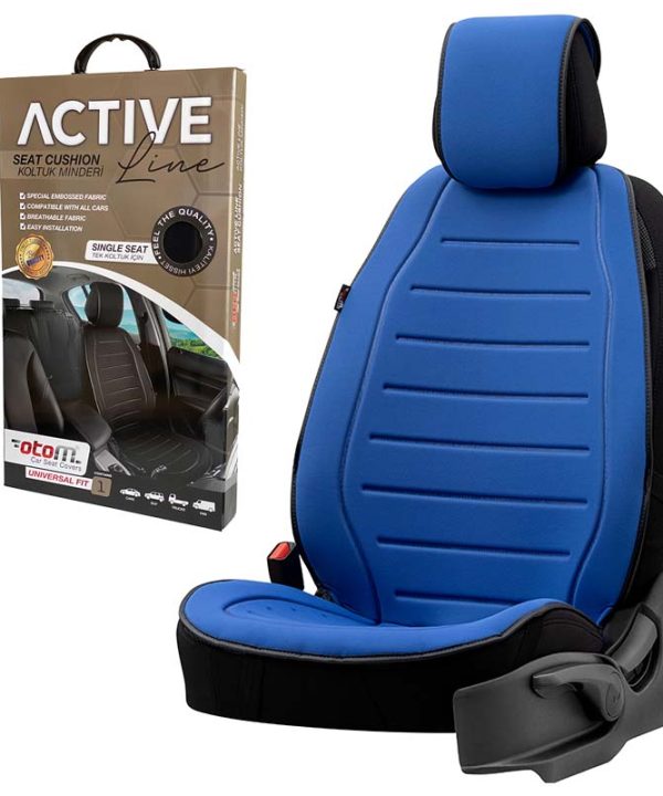 Kimpiris - Πλατοκάθισμα Αυτοκινήτου Otom Active Line Ύφασμα Lacoste Ανάγλυφο Μπλε ACTL-105 1 Τεμάχιο
