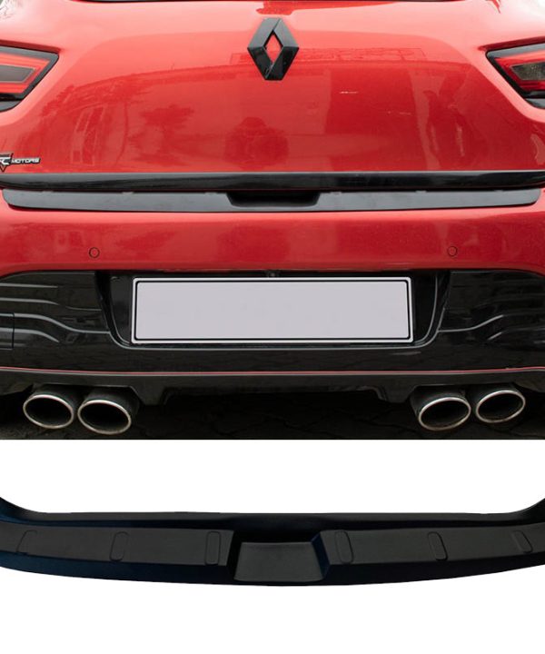 Kimpiris - Προστατευτικό Πίσω Προφυλακτήρα Για Renault Clio IV 2012-2020 Hatchback Από Abs Πλαστικό Μαύρο