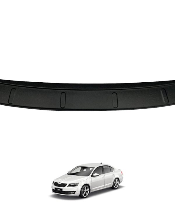 Kimpiris - Προστατευτικό Πίσω Προφυλακτήρα Για Skoda Octavia III (3) 5E 13-20 Sedan Από Abs Πλαστικό Μαύρο