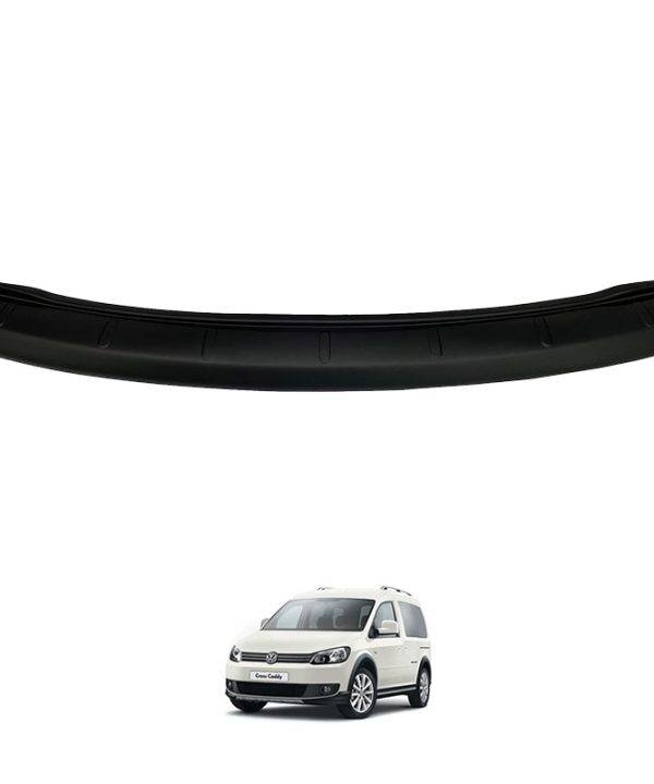 Kimpiris - Προστατευτικό Πίσω Προφυλακτήρα Για VW Caddy 2003-2015 Από Abs Πλαστικό Μαύρο