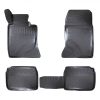 Kimpiris - Πατάκια Σκαφάκια 3D Από Λάστιχο TPE Για Mercedes E-Class (Multiform) W124/W210/W211/CLS W219 Rizline 4 Τεμάχια Μαύρα Χωρίς Κουμπώματα