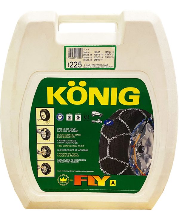 Kimpiris - Αλυσίδες Χιονιού Konig Fly-A Jeep No225 2 Τεμάχια