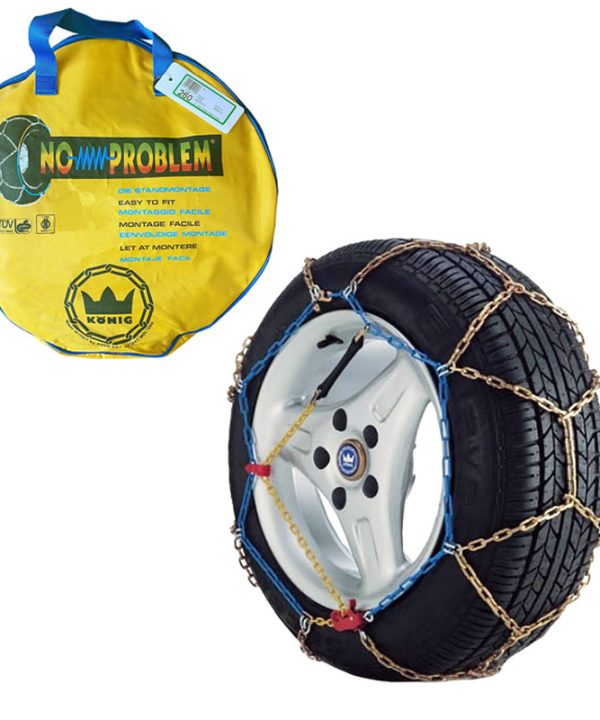 Kimpiris - Αλυσίδες Χιονιού Konig No Problem T2 Jeep No 260 21mm Για Φορτηγάκια 2 Τεμάχια