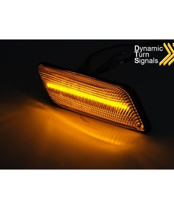 Alternative view of Πλαϊνά Φλας Φτερού Για Bmw Ζ3 96-02 Led Dynamic Χρωμίου 2 Τεμάχια