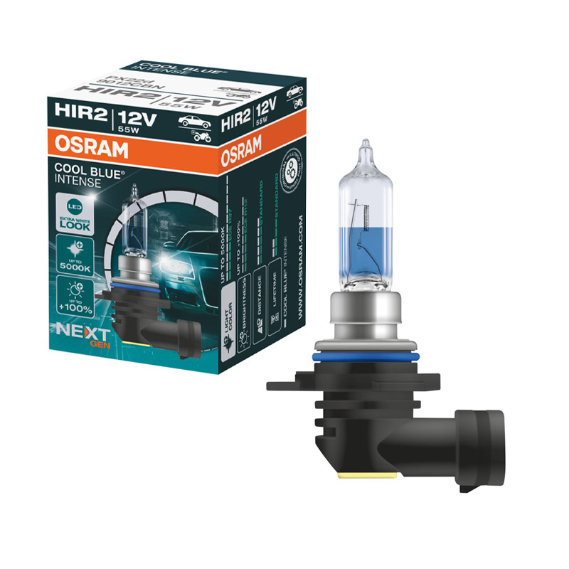 Kimpiris - Λάμπα Αλογόνου HIR2 9012 12V 55w Cool Blue Intense Next Generation 5000κ Osram 9012CBN 1 Τεμάχιο