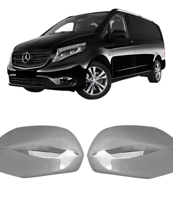 Kimpiris - Καπάκια Καθρεφτών Για Mercedes-Benz Vito W447 14+ Από Ανοξείδωτο Ατσάλι (Steel) 2 Τεμάχια