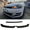 Kimpiris - Μπροστινό Spoiler Για VW Golf VII (7.5) 17-20 Standard Έκδοση Μαύρο Χρώμα Από Abs Πλαστικό 3 Τεμάχια