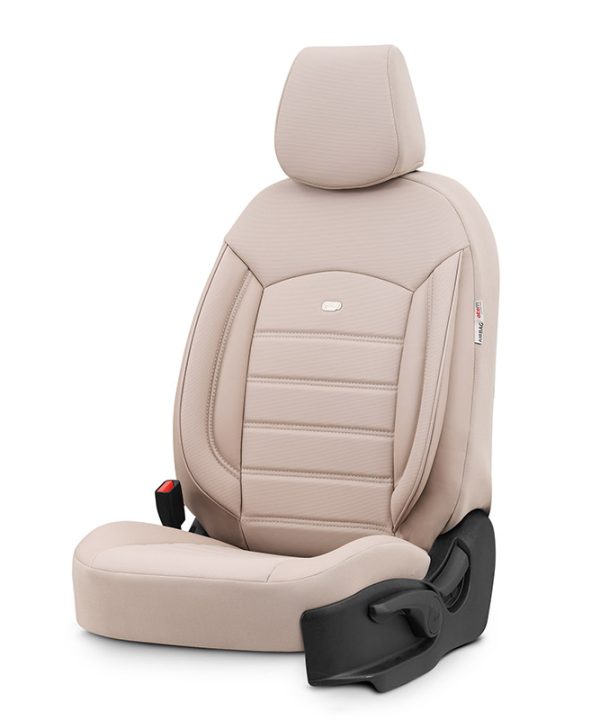 Alternative view of Καλύμματα Αυτοκινήτου Otom Inspire Design Universal Full Δερματίνη Σετ Εμπρός / Πίσω 11 Τεμαχίων Μπεζ INS-3509