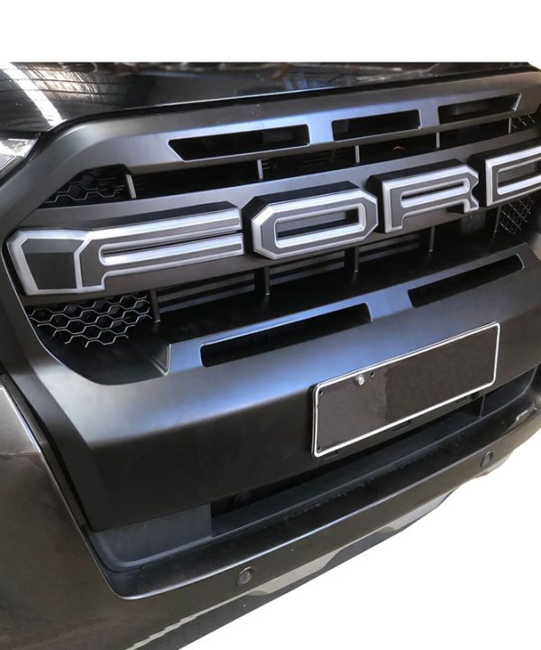 Kimpiris - Μάσκα Για Ford Ranger T8 2019+ Wild Trak Φωτιζόμενη Μαύρο Ματ