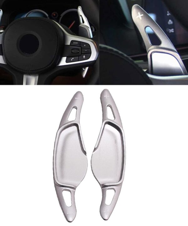 Kimpiris - Paddles Shift Αλουμινίου Για BMW Series 5 G30/G31 2017- Ασημί 2 Τεμάχια
