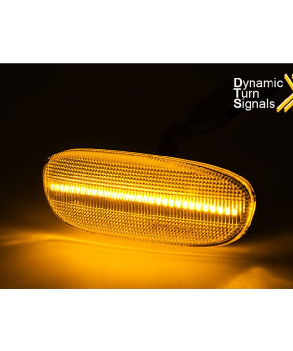 Alternative view of Πλαϊνά Φλας Φτερού Για Subaru Impreza 93-00  Led Dynamic Άσπρο 2 Τεμάχια