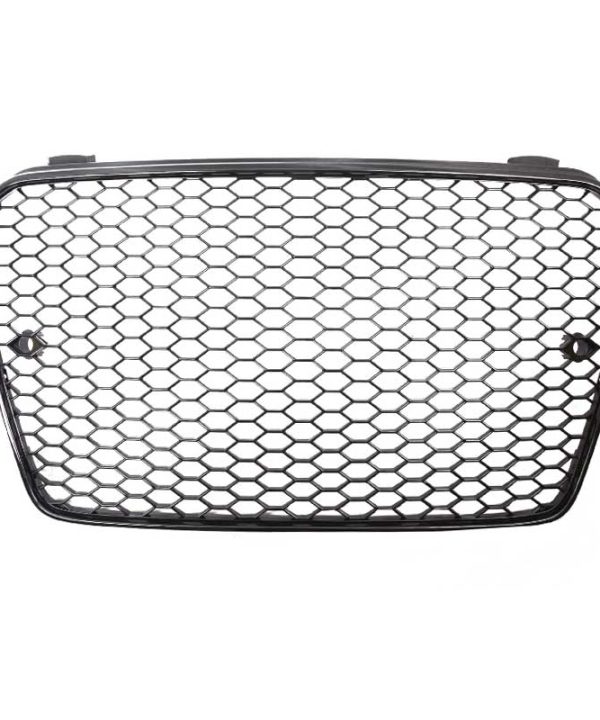 Alternative view of Μάσκα Για Audi A5 11-16 8T/8F RS-Look Κυψελωτή Γυαλιστερό Μαύρο 1 Τεμάχιο