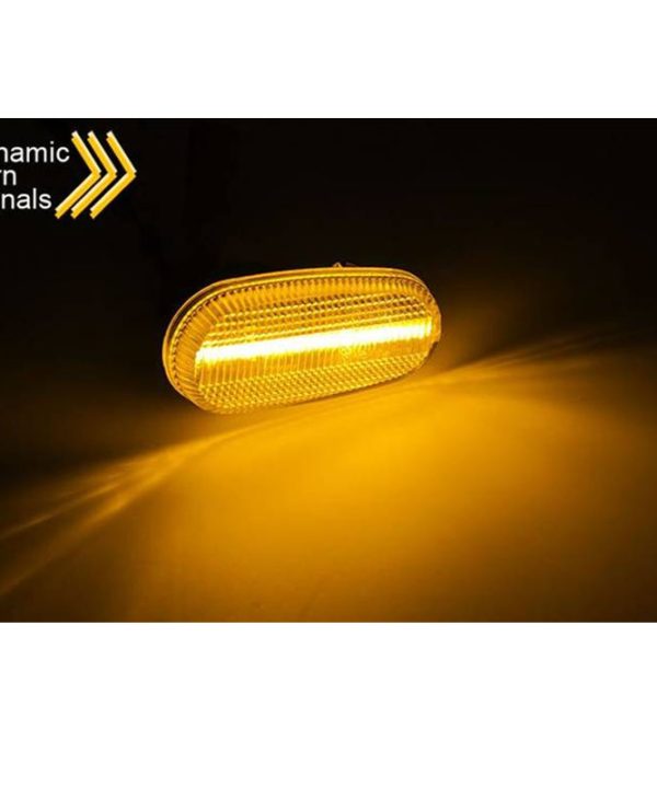 Alternative view of Πλαϊνά Φλας Φτερού Για Alfa Romeo Mito / 147 00-04 White Led Dynamic 2 Τεμάχια