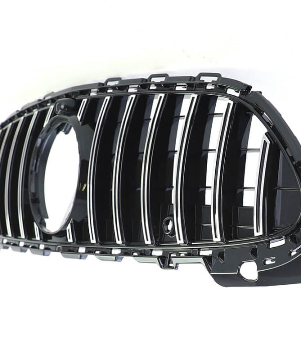 Alternative view of Μάσκα Για Mercedes-Benz C-Class W206 21+ GT Amg Panamericana Look 360° Μαύρο/Χρώμιο 1 Τεμάχιο