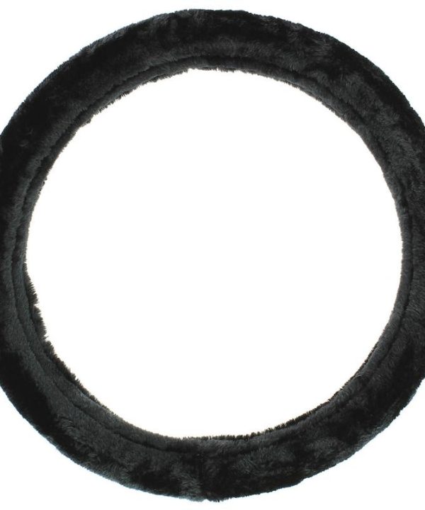 Alternative view of Κάλυμμα Tιμονιού Χνουδωτό Μαύρο Medium 37-39CM 2505091