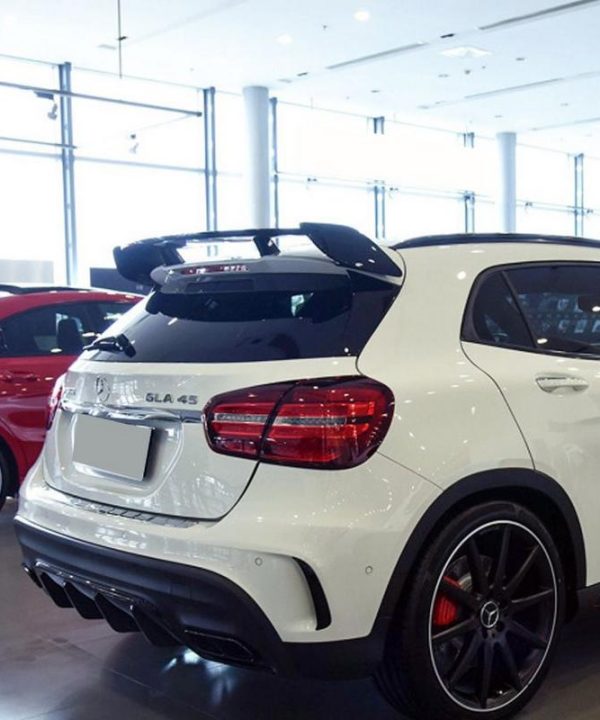 Alternative view of Αεροτομή Οροφής Για Mercedes-Benz GLA X156 14-19 Amg GLA45 Look Γυαλιστερή Μαύρη Από Abs Πλαστικό