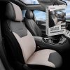 Kimpiris - Ημικάλυμμα Αυτοκινήτου Otom "Exclusive" Από Λινό Ύφασμα Με Δερματίνη Μπεζ / Μαύρο EXLN-103 1 Τεμάχιο