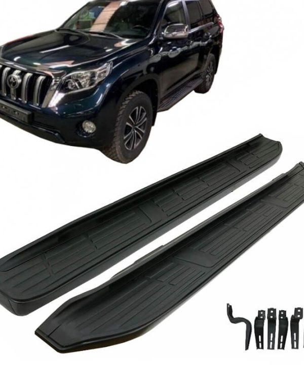 Kimpiris - Πλαινά Σκαλοπάτια Για Toyota Land Cruiser Prado FJ150 2010+ Μαύρα 2 Τεμάχια