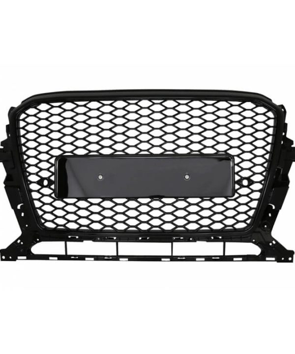 Alternative view of Μάσκα Για Audi Q5 8R Facelift 12-15 RSQ5 Look Κυψελωτή Μαύρο Γυαλιστερό 1 Τεμάχιο