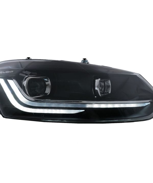 Alternative view of Μπροστινά Φανάρια Set Για Vw Polo 6R/6C 09-17 DRL New Design & Dynamic Φλας H7 Με Μοτέρ Carner