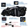 Μπροστινά Φανάρια Set Για Vw Polo 6R/6C 09-17 DRL Tube & Dynamic Φλας H7 Με Μοτέρ V-Land - Image 3