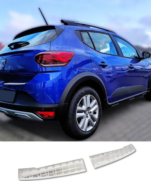 Alternative view of Προστατευτικό Πίσω Προφυλακτήρα Για Dacia Sandero ΙΙΙ 2020+ Από Ανοξείδωτο Ατσάλι (Steel)