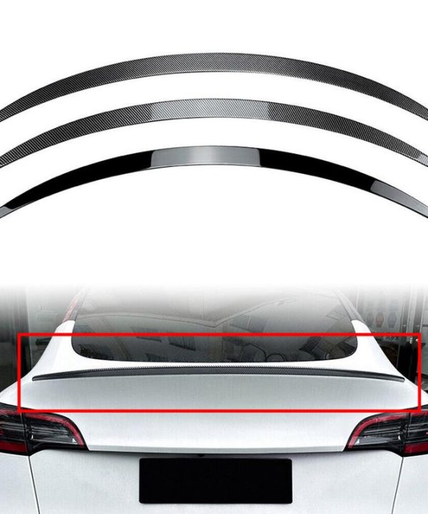 Kimpiris - Αεροτομή Πορτ Παγκάζ Για Tesla Model Y 2020+ Lipspoiler Γυαλιστερό Μαύρο Από Abs Πλαστικό