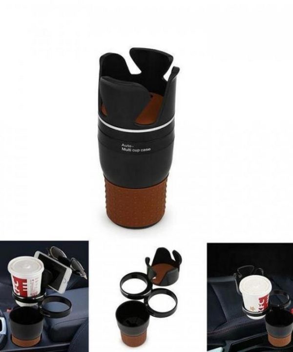 Kimpiris - Ποτηροθήκη Πολυλειτουργική "Auto Multi Cup Case" Περιστρεφόμενη 4 Σε 1