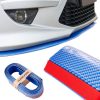 Kimpiris - Μπροστινό Spoiler Universal Samurai Lip Safe & Style 2500mm Μπλε Carbon 1 Τεμάχιο