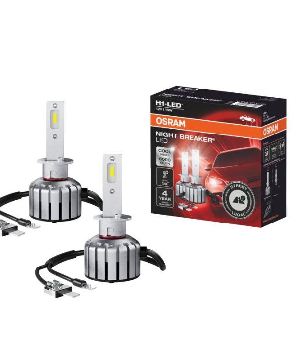 Kimpiris - Λάμπες Led H1 Osram 12Volt 16Watt Night Breaker 6000k 64150DWNB-2HFB 2 Τεμάχια