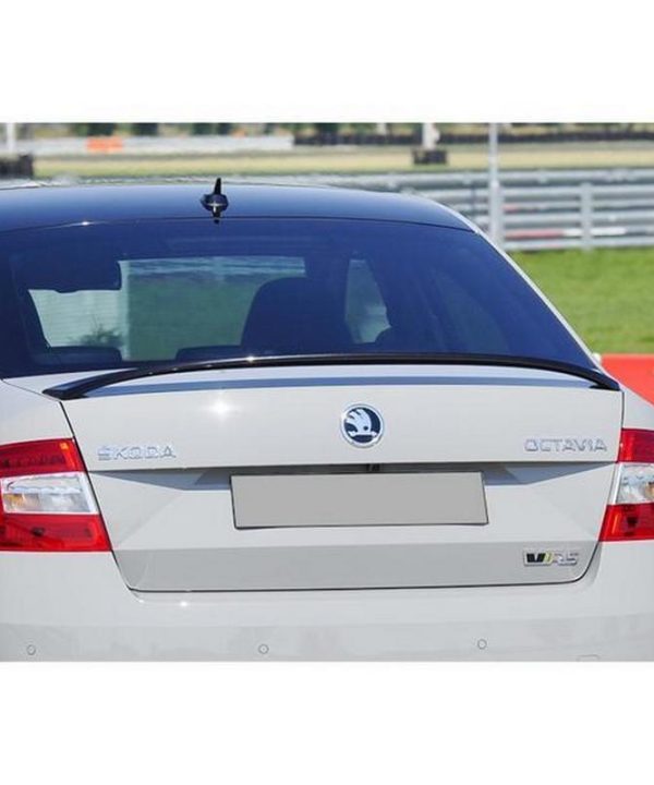 Alternative view of Αεροτομή Πορτ Παγκάζ Για Skoda Octavia MK3 13-20 VRS Style Μαύρο Γυαλιστερό Από Abs Πλαστικό
