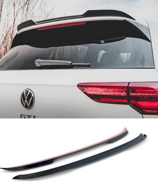 Kimpiris - Αεροτομή Οροφής Πρόσθετο Για VW Golf VIII (8) 20+ GTI & R-Line Έκδοση Glossy Black V.2 Από Abs Πλαστικό