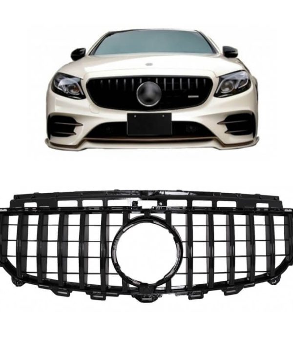 Kimpiris - Μάσκα Για Mercedes-Benz E-Class W213 16-19 GT Amg Panamericana Look Μαύρο Γυαλιστερό 1 Τεμάχιο