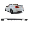 Kimpiris - Diffuser Πίσω Προφυλακτήρα Για Bmw 3 F30/F31 11-19 M-Packet Μαύρο Ματ Με 2 Διπλές Τρύπες Εξάτμισης Αριστερά & Δεξιά Από Abs Πλαστικό 1 Τεμάχιο