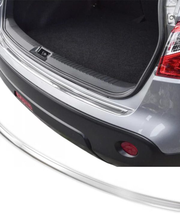 Kimpiris - Προστατευτικό Πίσω Προφυλακτήρα Για Nissan Qashqai +2 07-13 Από Ανοξείδωτο Ατσάλι (Steel) Χρώμιο