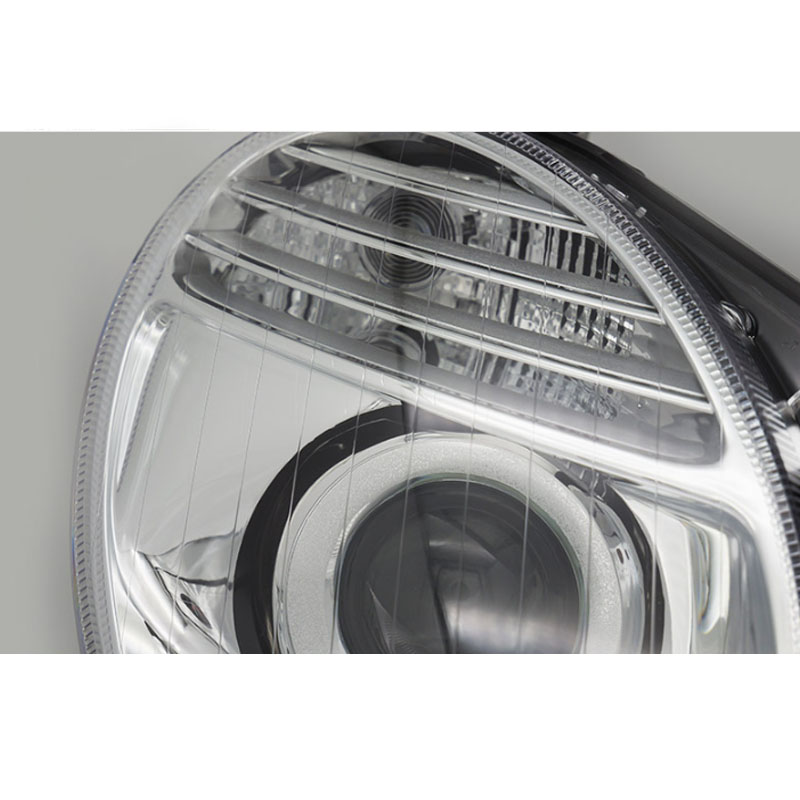 Φανάρι Μπροστινό Δεξί Για Mercedes-Benz E-Class W211 06-09 Χρωμίου Facelift H7/H7 Με Μοτέρ TYC - Image 2
